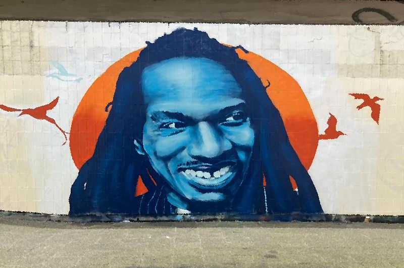 Benjamin Zephaniah Mural, Hockley Birmingham