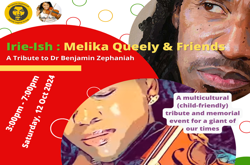 Irie-Ish Flyer (Benjamin Zephaniah Memorial)