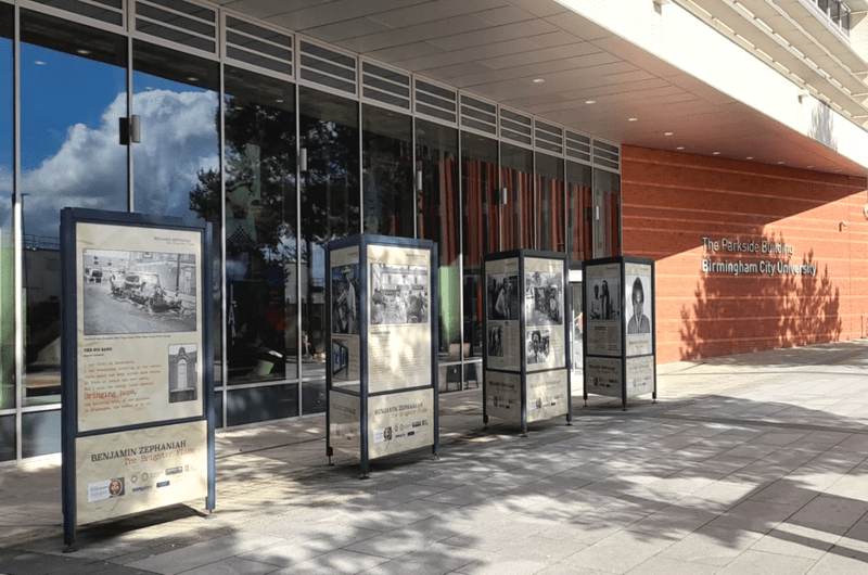 The Brighter Flame exhibition now at BCU. Oct 2024.1 Credit Pogus Ceaser