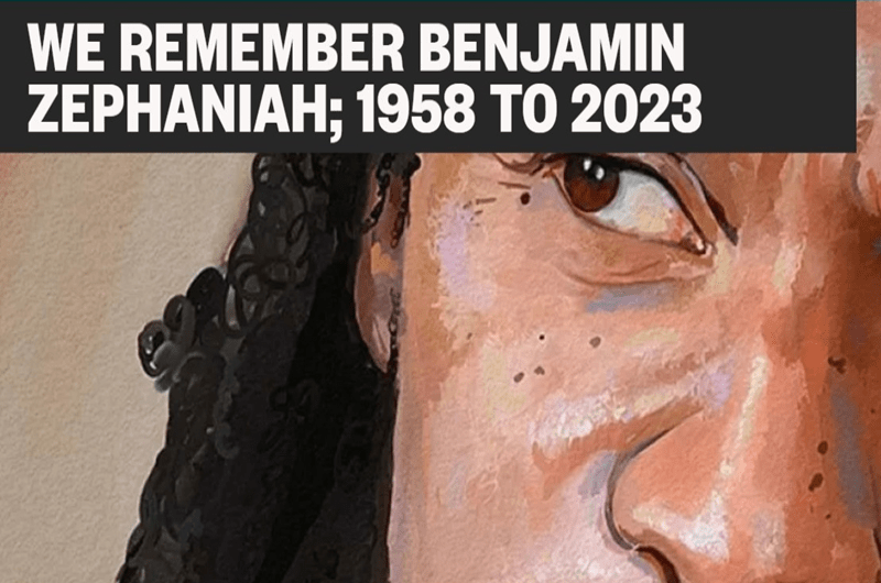 We Remember Benjamin-Zephaniah 1958-2023 - University of East London 2024