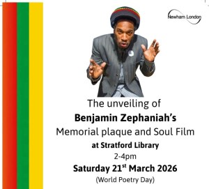 Unveiling of Benjamin Zephaniah Memorial plaque and Film